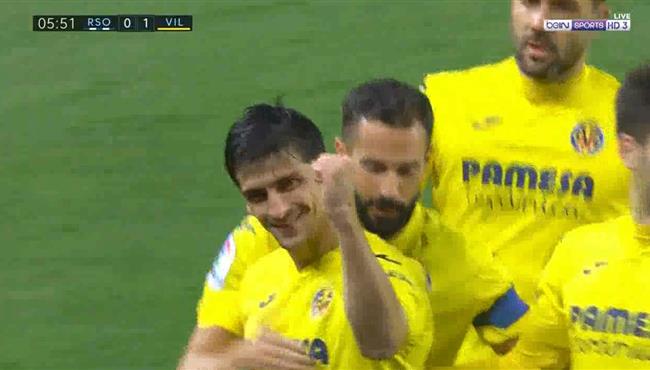 اهداف مباراة فياريال وريال سوسيداد 1 1 الدوري الاسباني