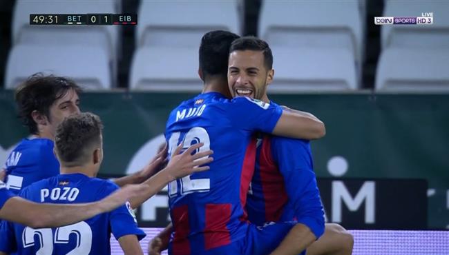 اهداف مباراة ايبار وريال بيتيس 2 0 الدوري الاسباني