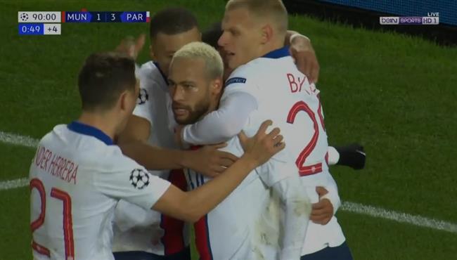 اهداف مباراة باريس سان جيرمان ومانشستر يونايتد 3 1 دوري ابطال اوروبا