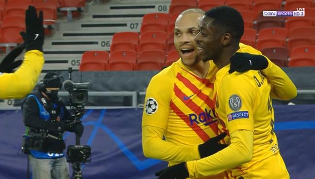 هدف برايثوايت في مرمي فيرينكفاروس بدوري ابطال اوروبا