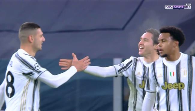 هدف يوفنتوس الاول فى مرمي دينامو كييف كييزا