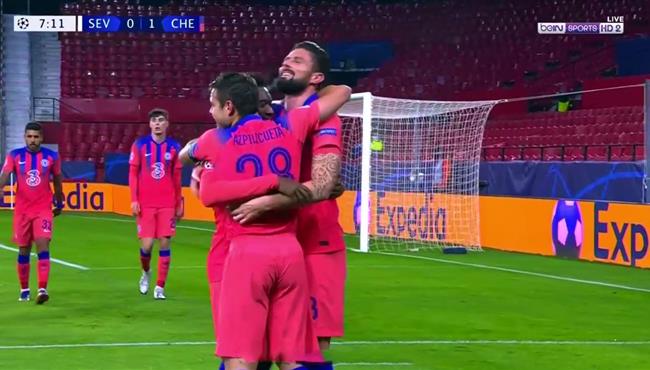 اهداف مباراة تشيلسي واشبيلية 4 0 دوري ابطال اوروبا