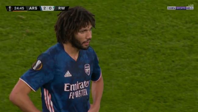 ملخص لمسات محمد النني فى مباراة ارسنال ورابيد فيينا