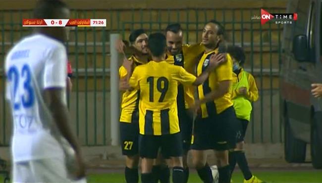 اهداف مباراة المقاولون العرب وارتا سولار 9 1 الكونفيدرالية