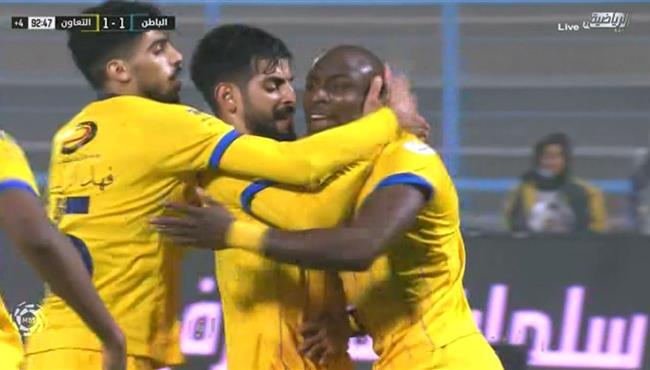 اهداف مباراة التعاون والباطن 1 1 الدوري السعودي