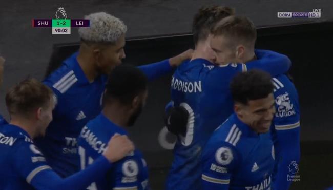 اهداف مباراة ليستر سيتي وشيفيلد 2 1 الدوري الانجليزي