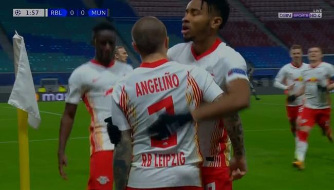 اهداف مباراة مانشستر يونايتد ولايبزيج 2 3 دوري ابطال اوروبا