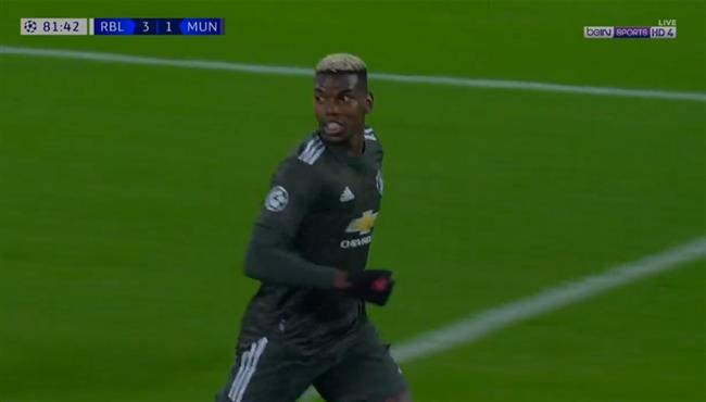 هدف مانشستر يونايتد الثاني في مرمي لايبزيج 2 3 دوري ابطال اوروبا