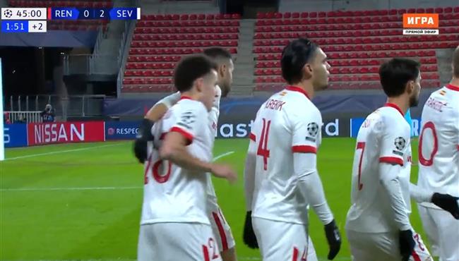 اهداف مباراة اشبيلية ورين 3 1 دوري ابطال اوروبا