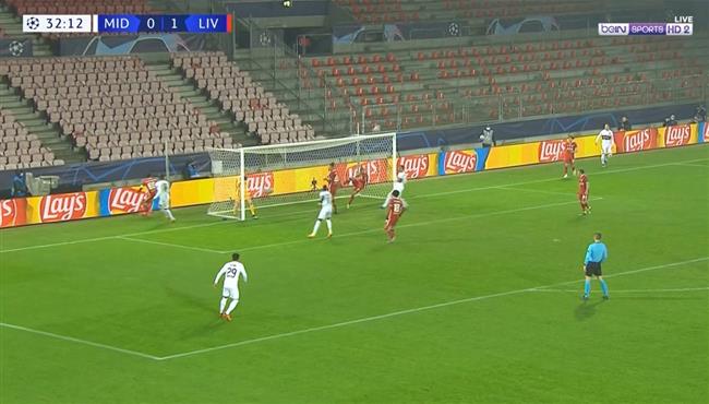 انقاذ رائع من فابينيو لليفربول من علي خط المرمي امام ميتلاند