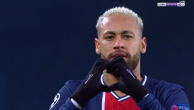 هاتريك نيمار امام باشاك شاهير في دوري ابطال اوروبا