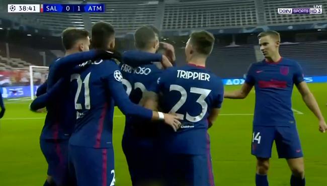 اهداف مباراة اتلتيكو مدريد وسالزبورج 2 0 دوري ابطال اوروبا