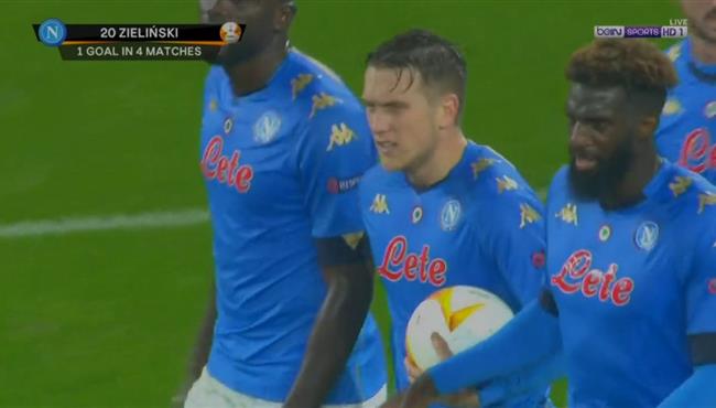 هدف رائع في مباراة نابولي وريال سوسيداد في الدوري الاوروبي