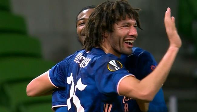 ملخص لمسات محمد النني في مباراة ارسنال ودوندالك بالدوري الاوروبي