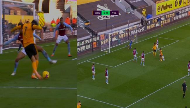 بعد مهاراة رائعة من نيتو مارتينيز ينقذ استون فيلا من هدف محقق لـ ولفرهامبتون