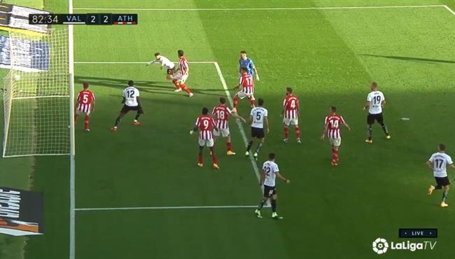 اهداف مباراة فالنسيا واتلتيك بلباو 2 2 الدوري الاسباني