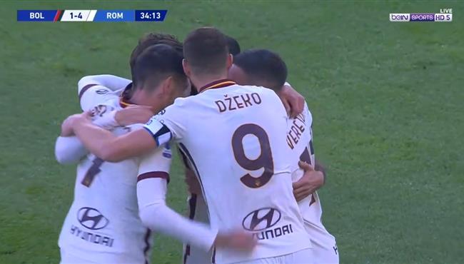 اهداف مباراة روما وبولونيا 5 1 الدوري الايطالي