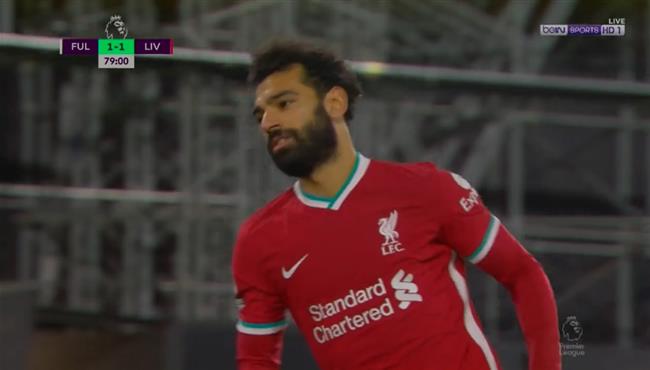 هدف محمد صلاح في مرمي فولهام بالدوري الانجليزي