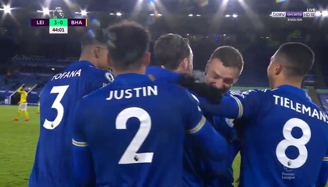 اهداف مباراة ليستر سيتي وبرايتون 3 0 الدوري الانجليزي