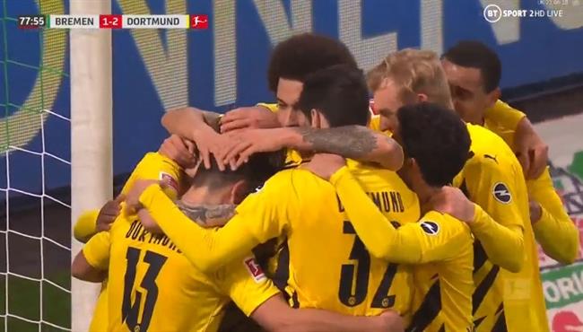 ملخص واهداف مباراة بوروسيا دورتموند وفيردر بريمن 2 1 الدوري الالماني