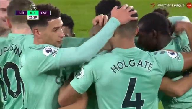 اهداف وملخص مباراة ايفرتون وليستر سيتي 2 0 الدوري الانجليزي