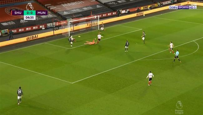 هدف شيفيلد الاول في مرمي مانشستر يونايتد بعد خطأ فادح من دين هندرسون