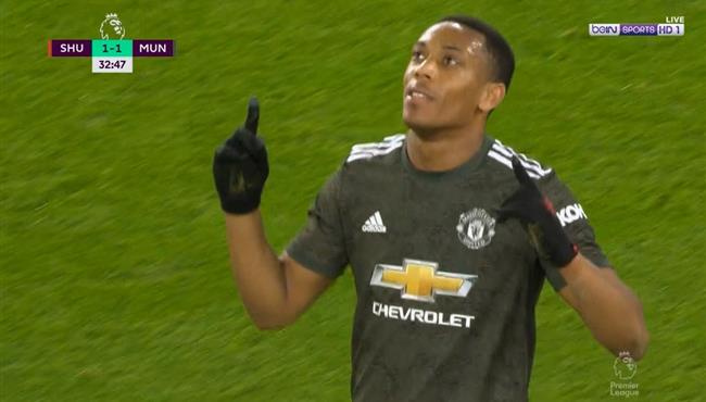 هدف مارسيال فى مرمي شيفيلد بالدوري الانجليزي