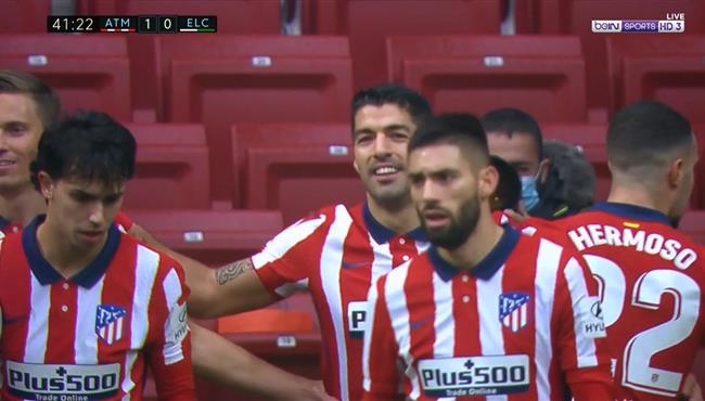 اهداف مباراة اتلتيكو مدريد والتشي 3 1 الدوري الاسباني