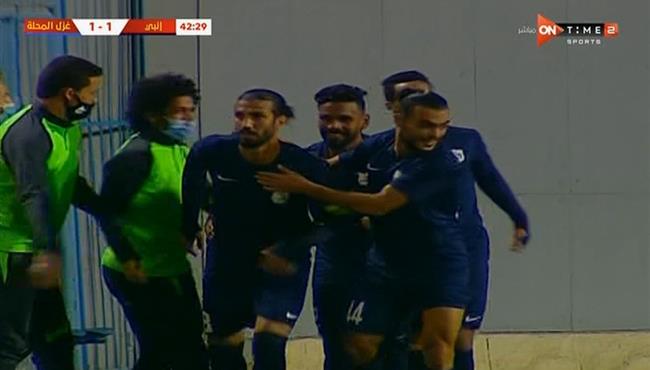 اهداف مباراة انبي وغزل المحلة 1 1 الدوري المصري