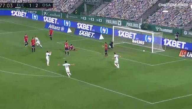 اهداف مباراة اوساسونا والتشي 2 2 الدوري الاسباني