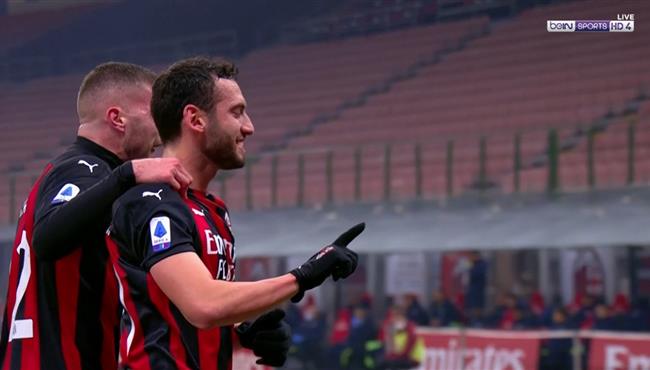 هدف تشالهانوجلو في مرمي لاتسيو 2 0 الدوري الايطالي