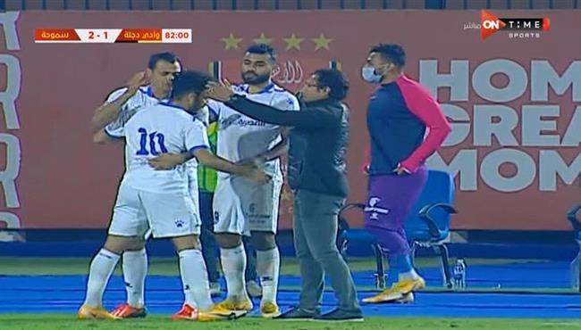 اهداف مباراة سموحة ووادي دجلة 2 1 الدوري المصري