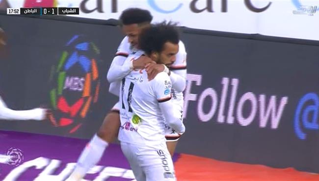 هدف الشباب الاول في مرمي الباطن 1 0 الدوري السعودي