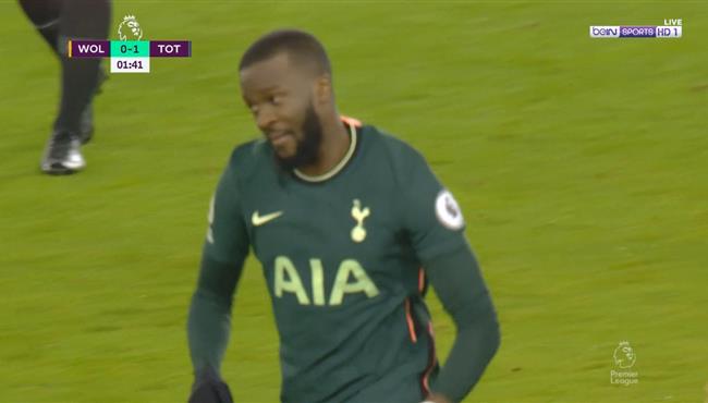 هدف توتنهام الاول في مرمي ولفرهامبتون 1 0 الدوري الانجليزي