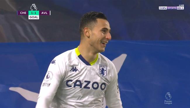 هدف انور الغازي في مرمي تشيلسي بالدوري الانجليزي