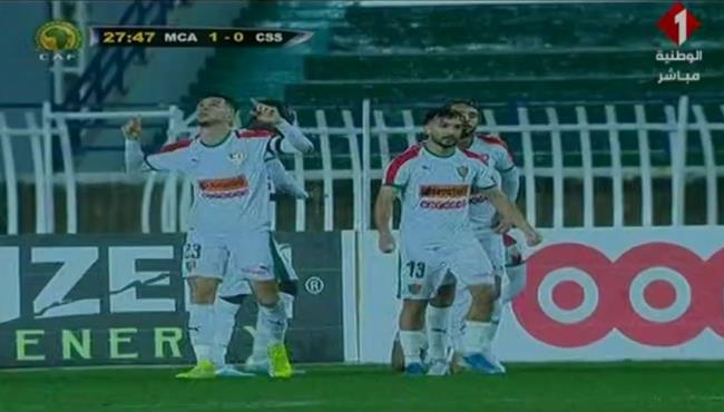اهداف مباراة مولودية الجزائر والصفاقسي 2 0 دوري ابطال افريقيا
