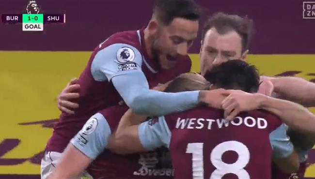 هدف فوز بيرنلي علي شيفيلد 1 0 الدوري الانجليزي