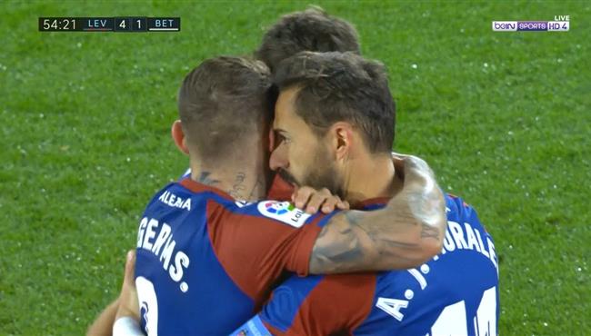 اهداف مباراة ليفانتي وريال بيتيس 4 3 الدوري الاسباني