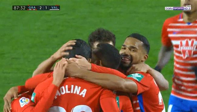 اهداف مباراة فالنسيا وغرناطة 1 2 الدوري الاسباني