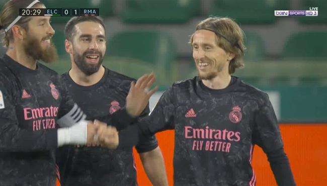 هدف لوكا مودريتش في مرمي التشي بالدوري الاسباني