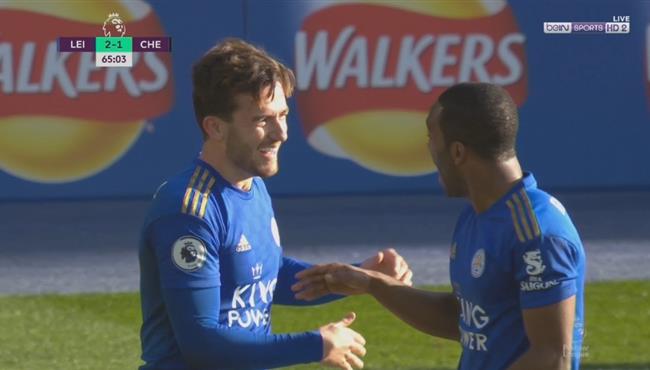 هدف ليستر سيتي الثاني في مرمي تشيلسي بالدوري الانجليزي