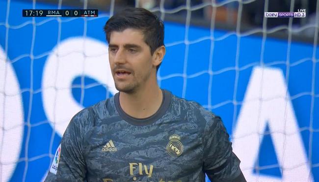تصدي رائع من كورتوا امام اتلتيكو مدريد بالدوري الاسباني