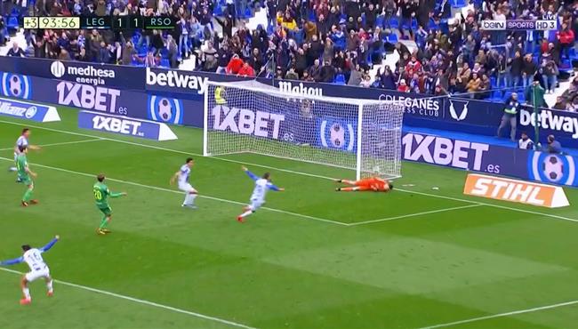 هدف عالمي قاتل في مباراة ليجانيس وريال سوسيداد