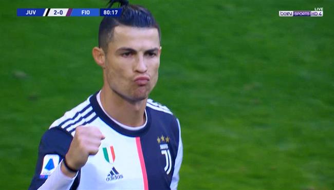 هدف كريستيانو رونالدو الثاني في مرمي فيورنتينا 2 0 الدوري الايطالي
