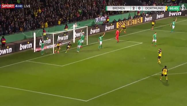 اهداف مباراة بوروسيا دورتموند وفيردر بريمن 2 3 كأس المانيا