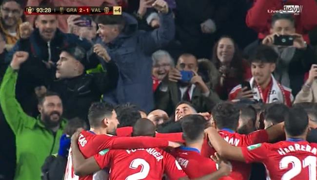 اهداف مباراة فالنسيا وغرناطة 1 2 كاس ملك اسبانيا