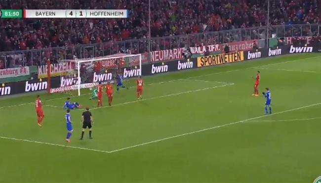 اهداف مباراة بايرن ميونخ هوفنهايم 4 3 كأس المانيا