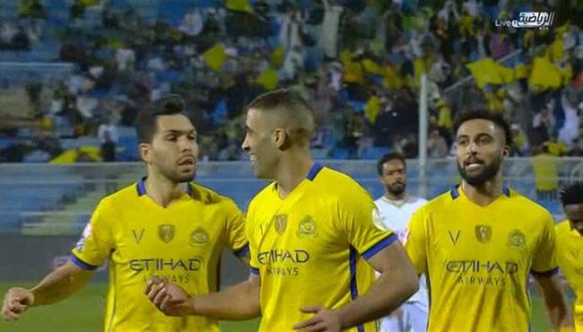 هدف النصر الاول في مرمي الفتح عبد الرزاق حمد الله