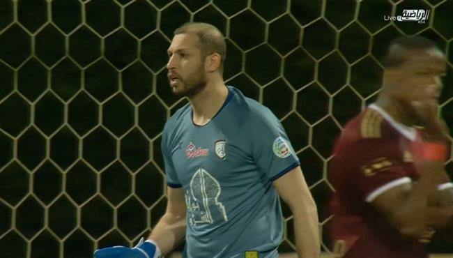 تصدي فاروق بن مصطفي الرائع ينقذ مرمي الشباب من هدف اول للفيصلي