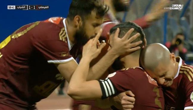 هدف تعادل الفيصلي مع الشباب 1 1 الدوري السعودي